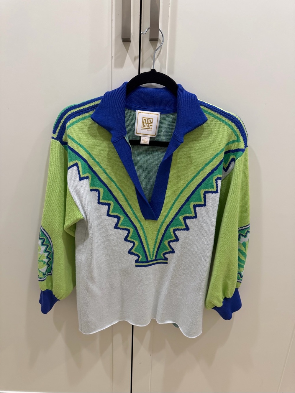 Emily McCarthy Lolli Sweater in Deco Palm